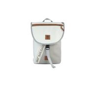 360° Taschen Landgang Mini Rucksack (weiß / Persenning grau, Stencil Aufschrift,... weiß / Persenning grau, Stencil Aufschrift, Gurt grau