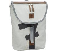 360Grad Landgang Mini Rucksack in Weiß/Grau mit grauer Zahl (13.7 Liter), Rucksack / Backpack