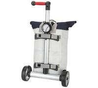 360Grad Einkaufstasche Steg Weiss/Navy/Zahl 5 Rot