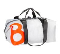 360Grad Reisetasche Kutter XL Weiß/Orange (80 Liter) Weiß