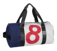 360Grad Sporttasche Pirat Weiss/Navy/Zahl Rot