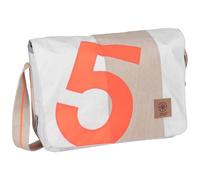 360Grad Weiss/Sand/Zahl Orange