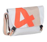 360Grad Weiss/Sand/Zahl Orange