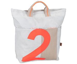 360Grad Weiss/Sand/Zahl Orange