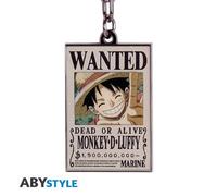 3665361056751 Abysse Corp Sas ONE PIECE - Keychain "Wanted Luffy"
