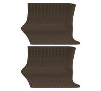 (37-40, Hellbraun) Sock Snob - Sock Snob - 24 Paar einfarbige Damensocken mit hohem Baumwollanteil