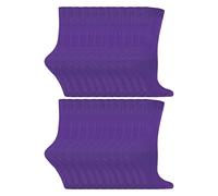 (37-40, Lila) Sock Snob - Sock Snob - 24 Paar einfarbige Damensocken mit hohem Baumwollanteil