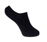 (37-40, Schwarz) Sock Snob - 6er Pack Damen Bambus Unsichtbar Sneaker Socken | Füßlinge mit Silikon Ferse
