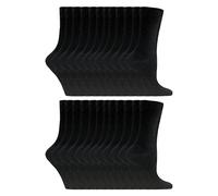 (37-40, Schwarz) Sock Snob - Sock Snob - 24 Paar einfarbige Damensocken mit hohem Baumwollanteil