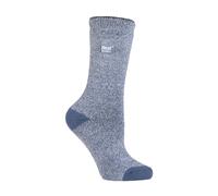 (37-42, Denim) Heat Holders - 3 Paar Damen Dünne Thermosocken Winter | Warm Kleidersocken | Heat Holders Lite