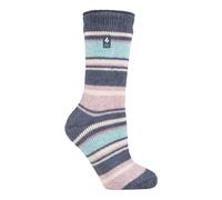HEAT HOLDERS - Damen Extra Warm Innen Flauschig Thermosocken für Geschenk | Socken für Winter (DE/NL/SE/PL, Numerisch, 37, 42, Regular, Regular, Denim (Palma))