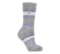 (37-42, Grau (Palma)) Heat Holders - Heat Holders - Damen Warm Innen Fleece Thermo Flauschige Socken für Geschenk