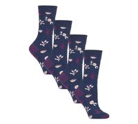 (37-42, Indigo (Sidari)) Heat Holders - Heat Holders - 4 Paar Damen UltraLite leichte Thermosocken