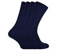(37-42, Marine) Sock Snob - Sock Snob - 4er Pack Herren und Damen Bio Bambussocken Atmungsaktive Socken Uni