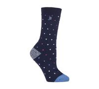 (37-42, Marineblaue Flecken (Beere)) Heat Holders - Heat Holders - Ultra Lite Thermosocken mit Gebürstetem Innengarn für Damen