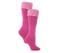 (37-42, Maulbeerrosa) Heat Holders - 2er-Pack Gummistiefelsocken für Damen