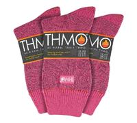 (37-42, Rosa) THMO - THMO - 3er Pack Damen Winter Extra Warm Thermosocken für Extrem kalt