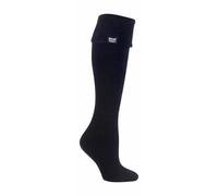 (37-42, Schwarz) Heat Holders - Heat Holders Damen Winter Thermo Gummistiefel Socken - Stiefelsocken