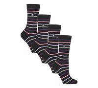 (37-42, Schwarz (Riga)) Heat Holders - Heat Holders - 4 Paar Damen UltraLite leichte Thermosocken