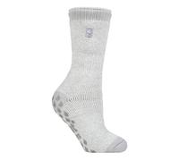 (37-42, Silbergrau (Florenz)) Heat Holders - Heat Holders - Damen Warme Stoppersocken Rutschfest | Kuschelig Thermosocken