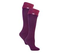 (37-42, Tiefes Fuchsia) Heat Holders - 2er-Pack Gummistiefelsocken für Damen