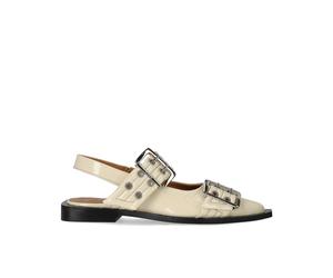 37 GANNI EGRET SLINGBACK BALLERINA MIT SCHNALLEN