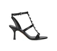 37 MICHAEL KORS NARA SCHWARZE SANDALE MIT ABSATZ