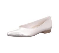 Ballerina PAUL GREEN "Paul Green Ballerinas Nappaleder", Damen, Gr. 36, grau (platin), Nappaleder, casual, Schuhe (99270953-36) platin