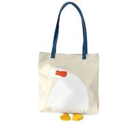 37x37cm Large Capacity Reusable Purse Tote Bag Canvas with Handles | Cartoon Grocery Hand Bag Tote Bag Canvas with Handles for Students Adults Commuting Vacation Shopping Travel Dating Textbooks