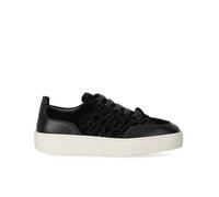 38 EMPORIO ARMANI SCHWARZER MONOGRAM SNEAKER