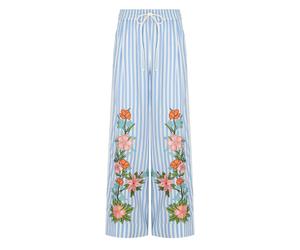38 ESSENTIEL ANTWERP HEVON2 WEISSE UND HELLBLAUE HOSE