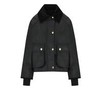 38 IT BARBOUR BEADNELL WAX SCHWARZE CROP JACKE