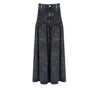 38 IT GANNI SCHWARZER WASHED DENIM ROCK