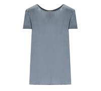 38 IT MM MAX MARA CORTONA GRAUE-HELLBLAUE BLUSE