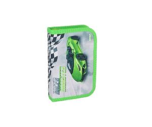 3871284090882 Fun Unlimited Products Schüleretui "Racer Monster" 1Zip 28-tlg.
