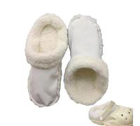 39-40 (240 mm Clog-Schuheinsätze, Einsätze, Ersatzeinlagen für Cr-ocs, fl-uffy warmes Plüschfutter, F-ur-Einsatzfutter, Schuheinlage für Schuhe, Clogs, herausnehmbar, mit Fleece gefütterte Lnsohlen
