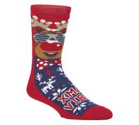 (39-45, Jazziger Rudolph) Heat Holders - Herren Weihnachtssocken | Lustig & Bunt | Thermosocken | Heat Holders Lite