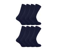 (39-45, Marine) Sock Snob - Blueguard - 3er Pack Herren Robust Arbeitssocken Baumwolle mit Verstärkte Ferse