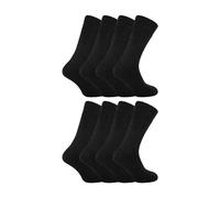 (39-45, Schwarz) Sock Snob - Blueguard - 3er Pack Herren Robust Arbeitssocken Baumwolle mit Verstärkte Ferse