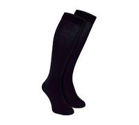 (39-45, Schwarz) Sock Snob - Sock Snob - 2er Pack Herren Bambus Socken Lang | Kniestrümpfe Bambussocken