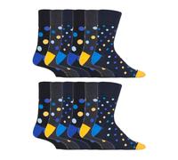 (39-45, SOMRJ562) Gentle Grip - 12er Pack Herren Socken Ohne Gummi und Naht | Gentle Grip Socken mit Komfortbund