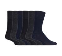(39-45, SOMRM02) Gentle Grip - Gentle Grip - 6er Pack herren Bambus Socken Ohne Gummi | Socken Bunt Muster