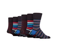 (39-45, SOMRM08) Gentle Grip - Gentle Grip - 6er Pack herren Bambus Socken Ohne Gummi | Socken Bunt Muster