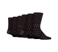 (39-45, SOMRM11) Gentle Grip - Gentle Grip - 6er Pack herren Bambus Socken Ohne Gummi | Socken Bunt Muster