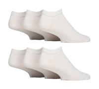 (39-45, Weiß) Gentle Grip - 6er Pack Diabetikersocken Herren Sneaker | Gentle Grip | Extra Weit Kurz Socken