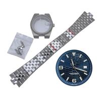 39,5mm Uhren Mod Kit für Rolex Datejust/Royal Oak/Tissot PRX | Integriertes Edelstahlgehäuse Saphirglas Mod Teile Casual Sport Herren