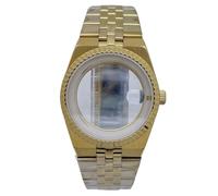 39,5mm Uhrengehäuse Set für Rolex Datejust/Royal Oak/Tissot PRX | Integriertes Armband Set Saphirglas Mod Teile Casual Sport Herren