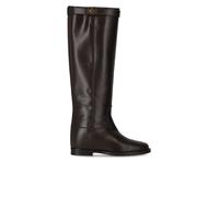 39 VIA ROMA 15 SANTA MONICA DUNKELBRAUN HOHER STIEFEL MIT VORHÄNGESCHLOSS