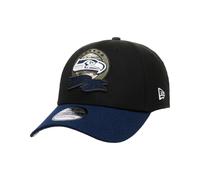 New Era Baseball Cap NFL SEATTLE SEAHAWKS Salute to Service 2022 Sideline 39THIRTY Stretch Fit Game Cap SIZE,S/M