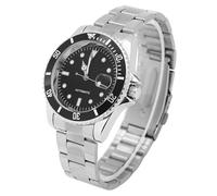 3Colors Winner Herren-Luxus-Automatik-Mechanische-Armbanduhr mit Edelstahlband Als Geschenk (Schwarz (F1205182))